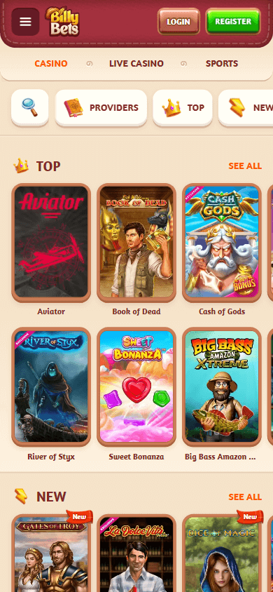 Erleben Sie den aufregenden Spielspaß im BillyBets Deutschland Online Casino